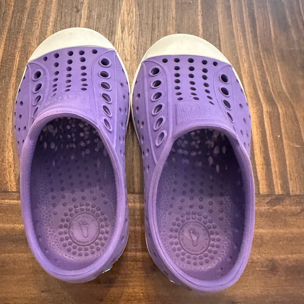 Native Shoes Toddler C5 Purple Slip-On Shoes
